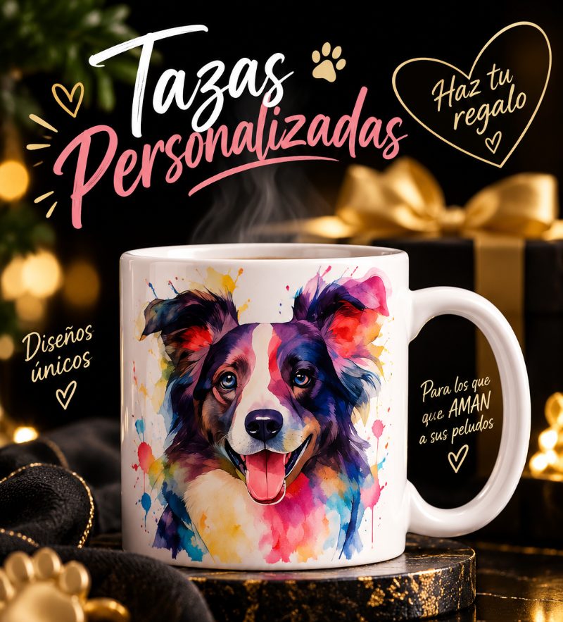 Tazas personalizadas con fotos de perritos